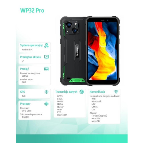 Smartfon WP32 Pro 6