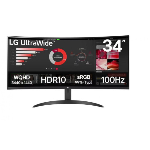 Monitor LG 34WR50QK-B 34 cale IPS
