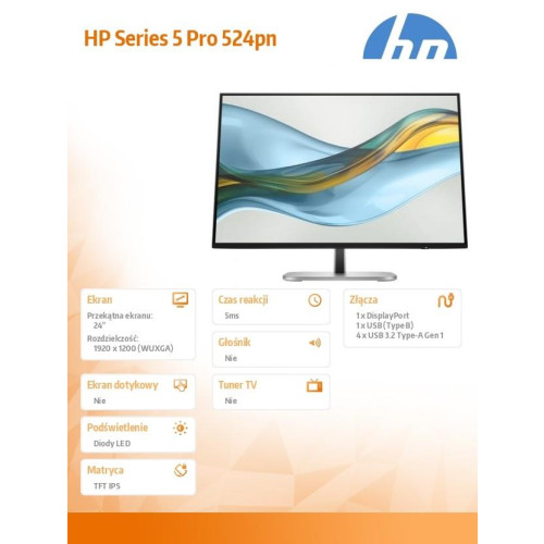 Monitor S5 Pro 524pn WUXGA 9D9A7AA#ABB-15039631