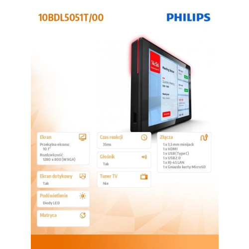 Monitor wielodotykowy 10BDL5051T 10 cali-15040301