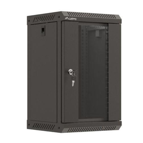 Szafa instalacyjna rack wisząca 10 cali 9U 300x300 czarna