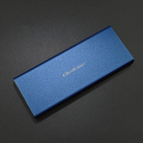 QOLTEC OBUDOWA NA DYSK M.2 SSD | SATA | NGFF | USB 3.0 | SUPER SPEED 5GB/S | 2TB | NIEBIESKI-15048531