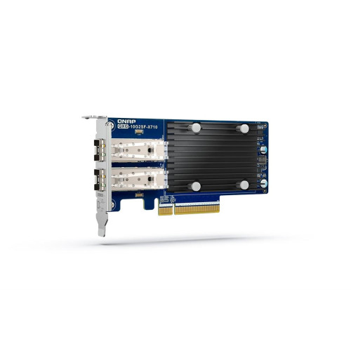 Qnap QXG-10G2SF-X710, 2x SFP+ 10GbE, low-profile, PCIe Gen3 x8
