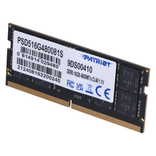PATRIOT SIGNATURE SO-DIMM DDR5 16GB 4800MHz 1 Rank-8203229