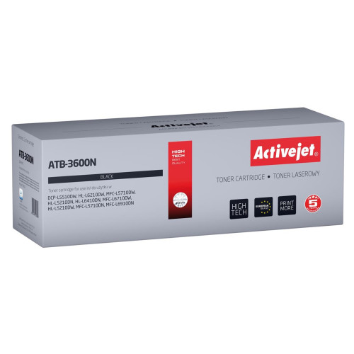 Activejet ATB-3600N Toner (zamiennik Brother TN3600; Supreme; 3000 stron; czarny)