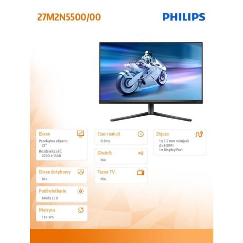 Monitor 27M2N5500 27 cali IPS 180Hz HDMIx2 DP Pivot-15066180