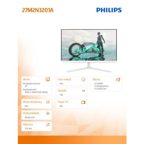Monitor 27M2N3201A 27 cali IPS 180Hz HDMIx2 DP Pivot Głośniki-15066185