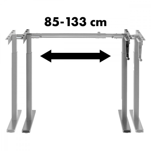 Biurko z regulacją wysokości MC-790NG max 60kg Szare-15066985