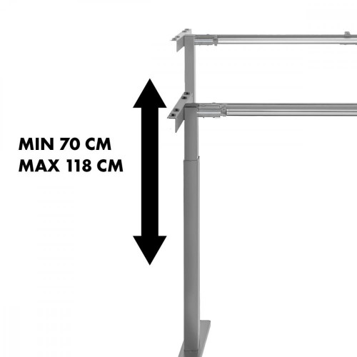 Biurko z regulacją wysokości MC-790NG max 60kg Szare-15066986