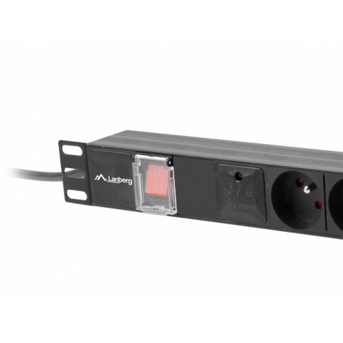 Listwa zasilająca rack PDU 19 cali 1U 16A 5x230V 2m czarna C14-15067368