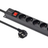 Qoltec Aluminiowa Listwa zasilająca PDU do RACK | 16A | 16 x FRENCH | Pionowa | 1.8m-15105026