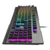 GENESIS Rhod 500 RGB klawiatura Gaming USB QWERTY Portugalski Czarny, Srebrny-15116140