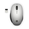 Mysz HP Dual Mode Wireless/Bluetooth Mouse Silver 300 bezprzewodowa srebrna 6CR72AA-15154059