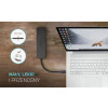 Hub USB-A/USB-C Metal 2x USB 3.0 + 2x USB-C (10 Gbps)-15166113