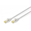 Patch cord S/FTP kat.6A LSOH 1m Szary
