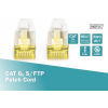 Patch cord S/FTP kat.6A LSOH 1m Szary-15168478