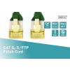 Patch cord S/FTP kat.6A LSOH 1m Zielony-15168486