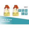 Patch cord S/FTP kat.6A LSOH 0,5m Czerwony-15168498