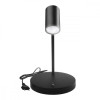 Lampka biurkowa GU10, z włącznikiem MCE370 B czarna, okrągła-15170757