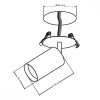 Oprawa natynkowa GU10 MCE364 B aluminiowa Czarna-15170793
