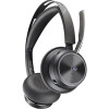 Zestaw słuchawkowy Voyager Focus 2 certyfikatem Microsoft Teams USB-C-C z podstawką ładującą, przejściówka USB-C