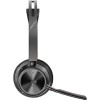 Zestaw słuchawkowy Voyager Focus 2 certyfikatem Microsoft Teams USB-C-C z podstawką ładującą, przejściówka USB-C