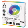 Wentylator Arctic P12 PWM PST A-RGB 120mm (White)-15179338