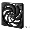 ARCTIC P12 Slim PWM PST Obudowa komputera Wentylator 12 cm Czarny 3 szt.-15179342
