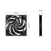 ARCTIC P12 Slim PWM PST Obudowa komputera Wentylator 12 cm Czarny 3 szt.-15179345