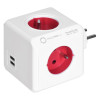 Przedłużacz allocacoc PowerCube Original 2202RD/FROUPC (kolor czerwony)-534495