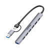 UNITEK HUB USB-A/C 7W1 USB-A 5 GBPS