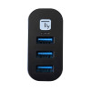 Techly IUSB3-HUB3-ROTB huby i koncentratory USB 3.2 Gen 1 (3.1 Gen 1) Type-A 5000 Mbit/s Czarny-15198788