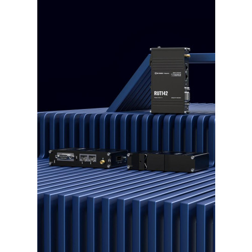 Teltonika Router przemysłowy RUT142 WiFi 4, RS232, 2x RJ45 100Mb/s, IP30-15100204