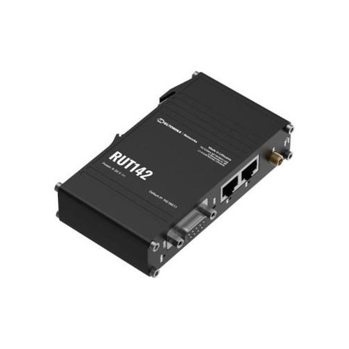 Teltonika Router przemysłowy RUT142 WiFi 4, RS232, 2x RJ45 100Mb/s, IP30-15100205