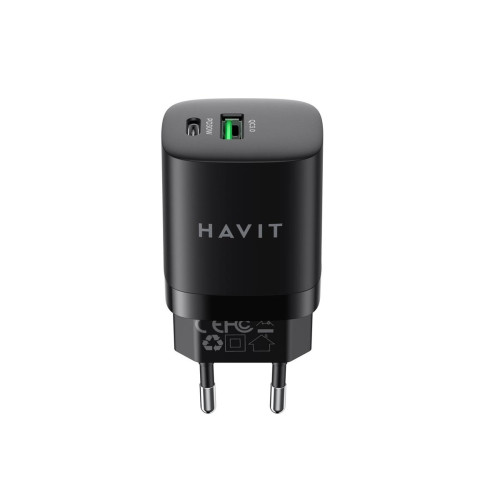 Ładowarka Havit USB-A+USB-C UC30 EU (czarny)-15104402