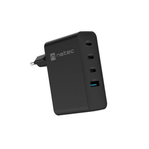 NATEC NUC-2234 ładowarka do urządzeń przenośnych Laptop, Smartfon Czarny Prąd przemienny Szybkie ładowanie Wewnętrzna