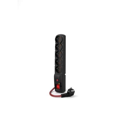 ACAR F5 POWER Czarny 5 x gniazdo sieciowe 230 V 1,5 m-15104949
