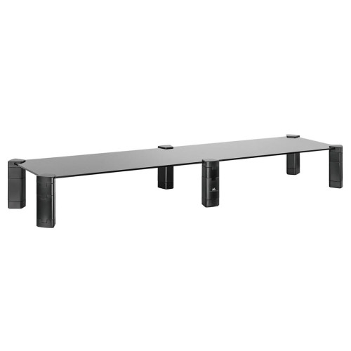 Podstawka na dwa monitory - podwójna Maclean, max. 20kg, hartowane szkło, (1029x285x127mm), MC-936-15106774