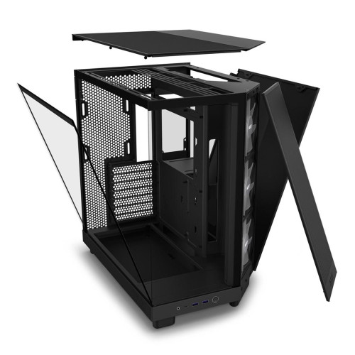 NZXT OBUDOWA KOMPUTEROWA NZXT H6 FLOW RGB MIDI TOWER Z OKNEM CZARNA-15112458