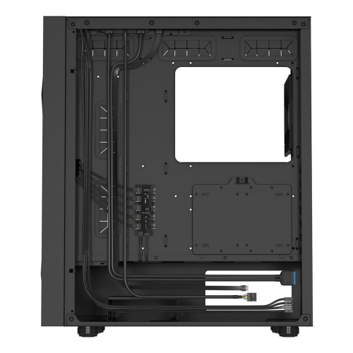 NATEC OBUDOWA GAMINGOWA GENESIS DIAXID 605F MIDI TOWER USB-C Z OKNEM CZARNA-15112548
