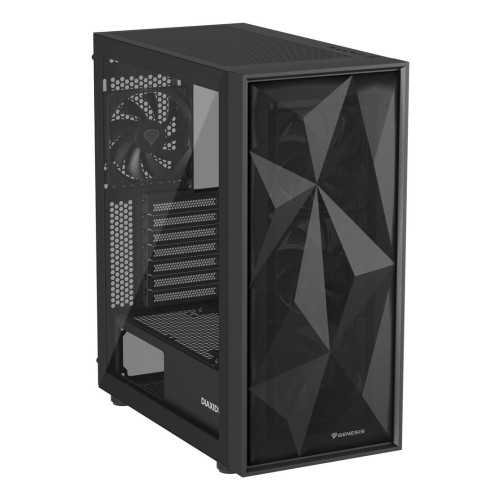 NATEC OBUDOWA GAMINGOWA GENESIS DIAXID 605F MIDI TOWER USB-C Z OKNEM CZARNA-15112551