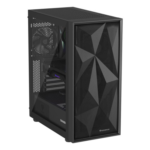 NATEC OBUDOWA GAMINGOWA GENESIS DIAXID 605F MIDI TOWER USB-C Z OKNEM CZARNA-15112553