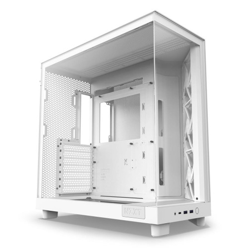 NZXT OBUDOWA KOMPUTEROWA NZXT H6 FLOW RGB MIDI TOWER Z OKNEM BIAŁA-15112706