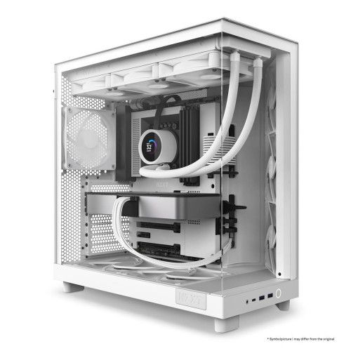 NZXT OBUDOWA KOMPUTEROWA NZXT OBUDOWA H6 FLOW MIDI TOWER Z OKNEM BIAŁA-15112724