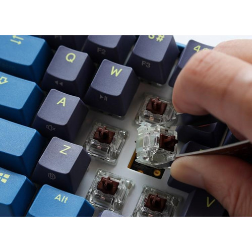 Ducky One 3 Daybreak TKL klawiatura Gaming USB Niemiecki Niebieski-15116180