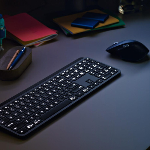 Logitech MX Keys combo for Business Gen 2 klawiatura Dołączona myszka Biuro RF Wireless + Bluetooth QWERTY Amerykańsk