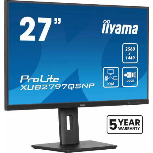 Monitor 27 cali XUB2797QSNP-B1,IPS,QHD,USB-c Dock,KVM,HDMI /5y/
