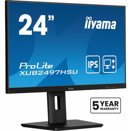 Monitor 24 cale XUB2497HSU-B2 IPS, HDMI, DP, 2x2W, 2xUSB, Pivot, HAS(150mm) /5y/