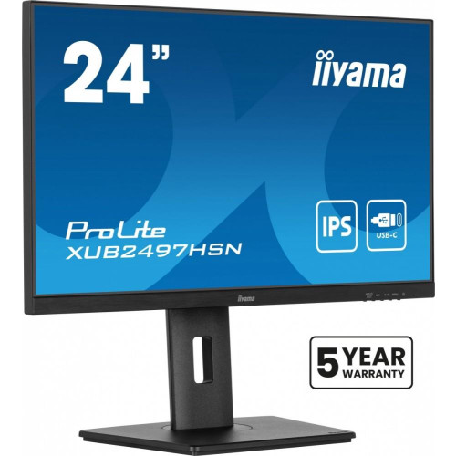 Monitor 24 cale XUB2497HSN-B2 IPS, USB-C Dock, HDMI, DP, 300cd, Pivot, HAS /5y/