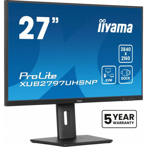 Monitor 27 cali XUB2797UHSNP-B1, 4K, IPS, DP, HDMI, USB-C, Pivot, HAS /5y/
